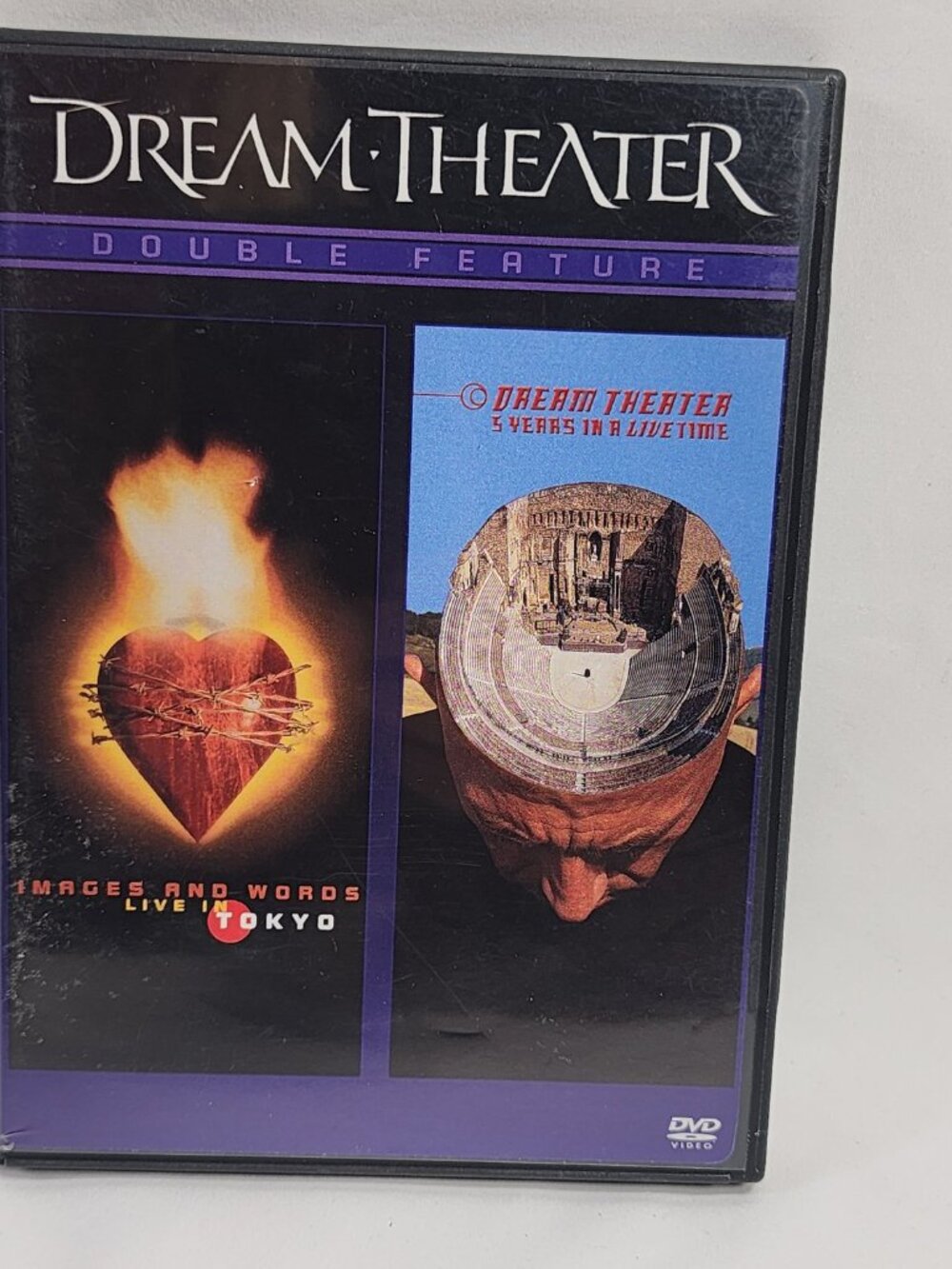 Dream Theater Double Feature DVD Images and Words Live in Tokyo / 5 Years
